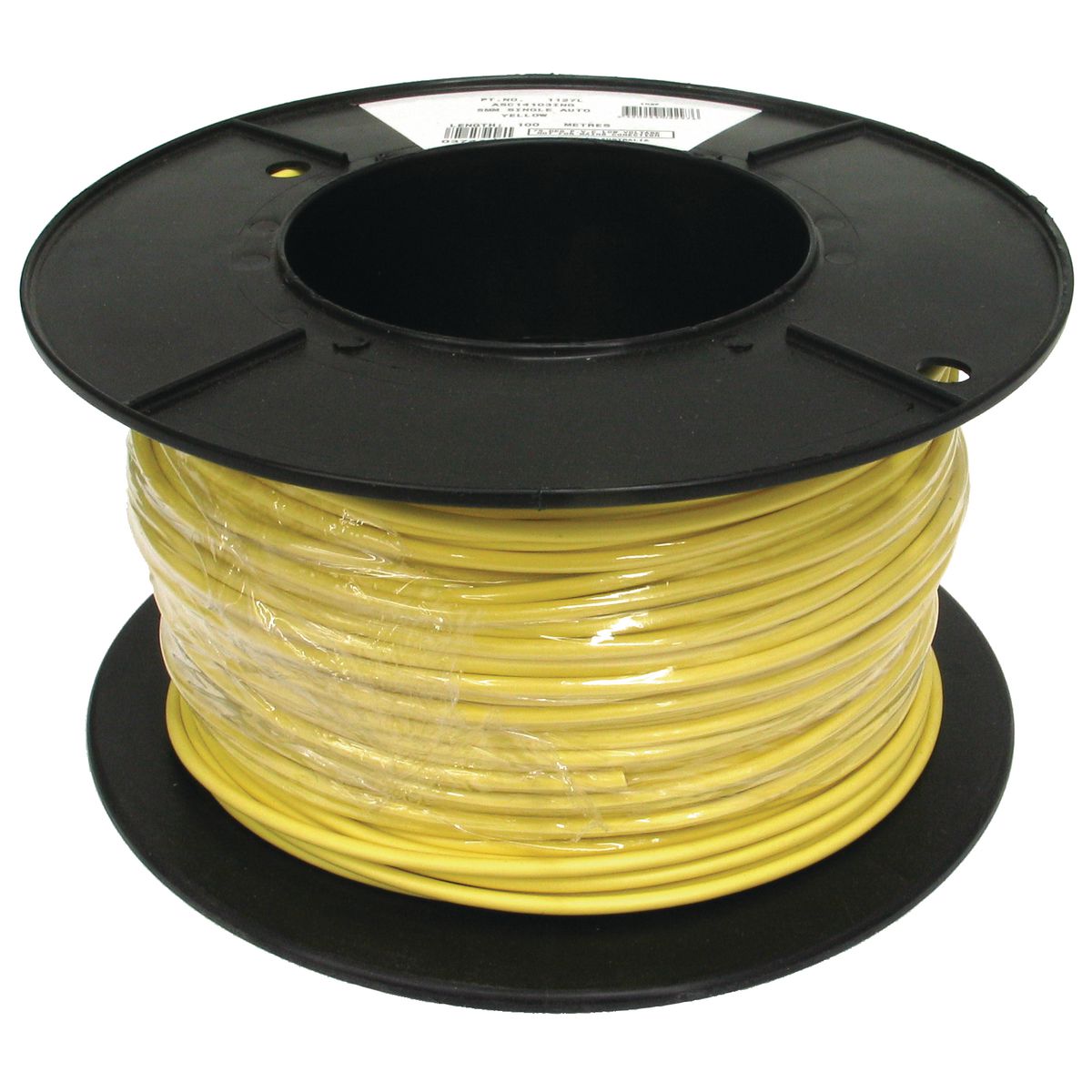 OEX Automotive Cable Single Core 5mm Yellow 100M Roll - ACX0756L