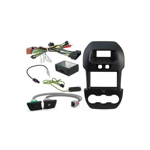 Aerpro Double Din Headunit Installation Kit Black Suits Ford Ranger 4.2" OEM Display - FP8083KC
