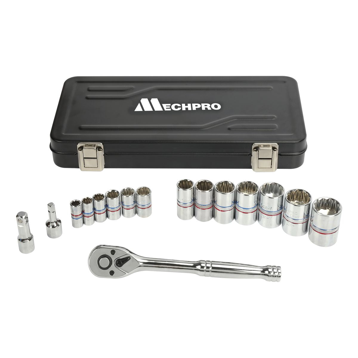 Mechpro Blue Double-Ended Socket Set 16pc - MPBSK136K