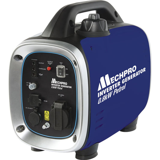 Mechpro Blue Petrol Inverter Generator 800W 0.8kW - MB950I