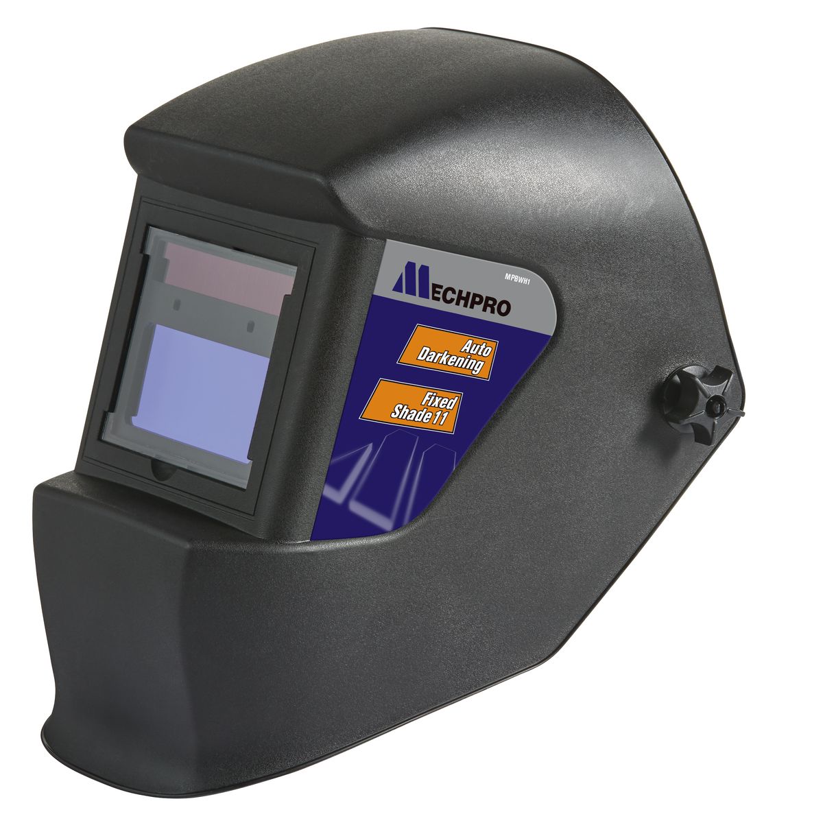 Mechpro Blue Auto Darkening 11 Fixed Shade Welding Helmet - MPBWH1