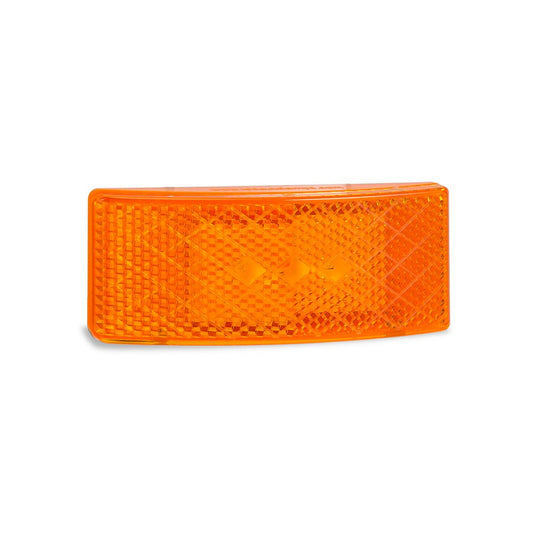 LED Autolamps 12/24V Amber Side Marker With Built In Reflector - EU38AMHDB