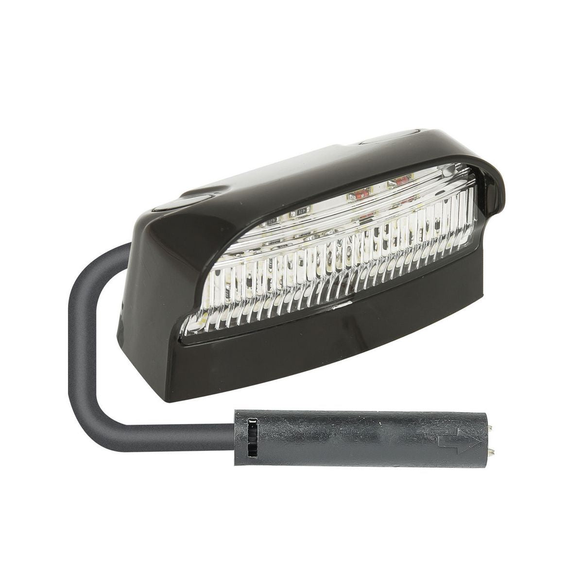 LED Autolamps 12/24V LED Licence Plate Light  With 2 Pin Plug - 41BLMCSB