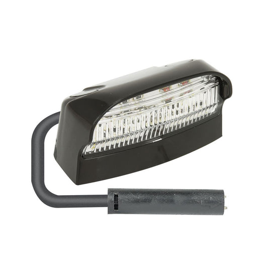 LED Autolamps 12/24V LED Licence Plate Light  With 2 Pin Plug - 41BLMCSB