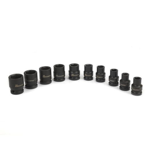Mechpro Blue Impact Socket Set Metric 1/2In Drive 10pc - MPBSK138K