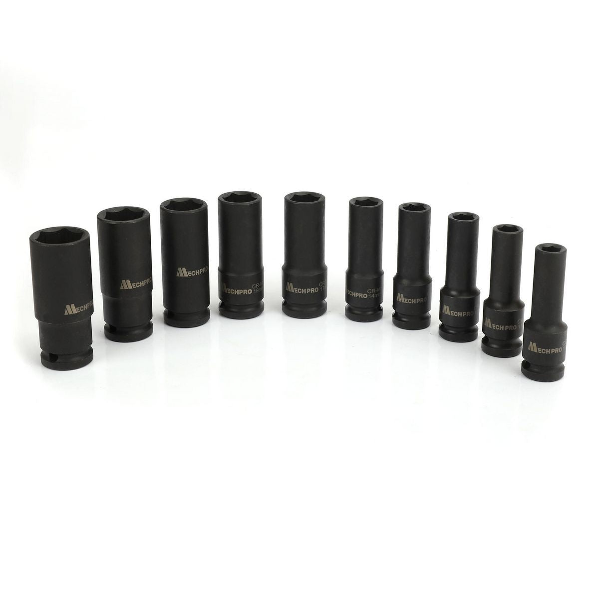 Mechpro Blue Deep Impact Socket Set Metric 1/2In Drive 10pc - MPBSK139K