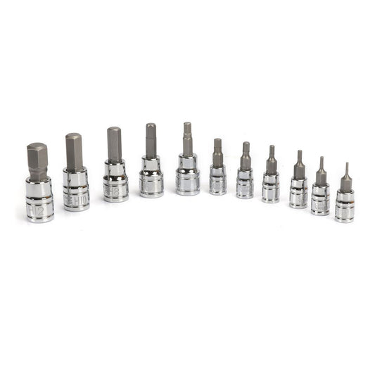 Mechpro Blue Socket Rail Hex Set 11pc - MPBSK140K