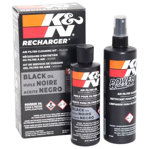 K&N Filter Recharge Clean and Oil Kit (Black)  - 99-5050BK