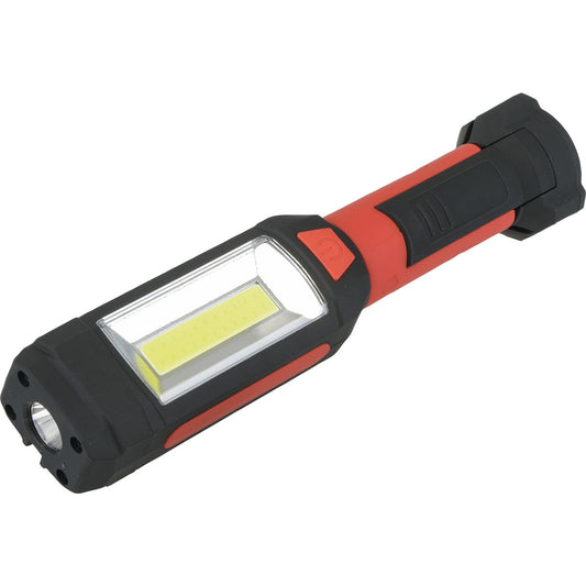 Mechpro Blue COB LED Magnetic Work Light 180 Lumens Inc. 3x AAA Batteries MPWL180C - MPWL180C