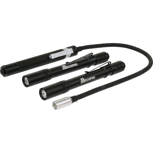 Mechpro Blue LED Flexilight and Penlight Multi Pack - MPBPLFL