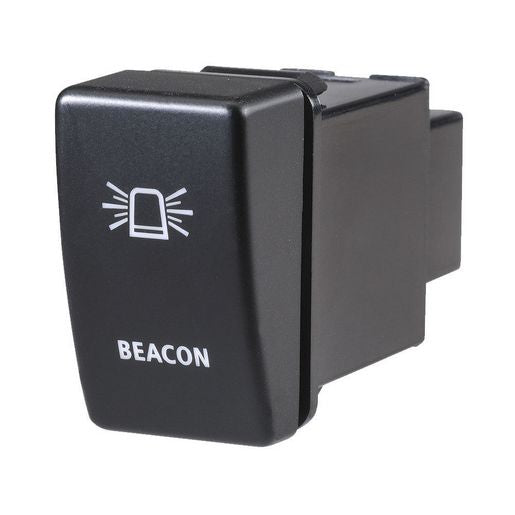Narva Holden Style Sealed Push Switch Off/On SPDT 12V Blue LED Illuminated Beacon Symbol - 63334BL