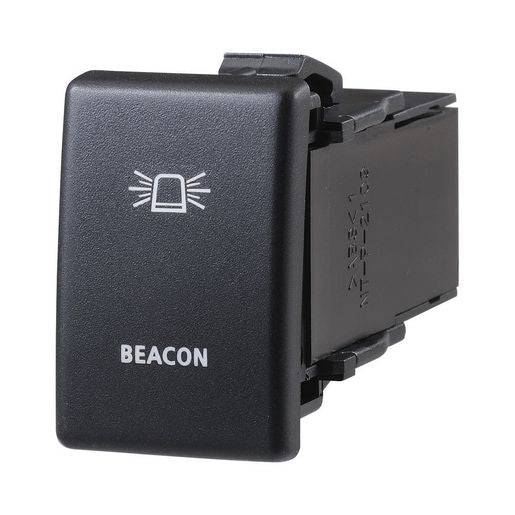 Narva Holden Style Sealed Push Switch Off/On SPDT 12V Blue LED Illuminated Beacon Symbol - 63346BL