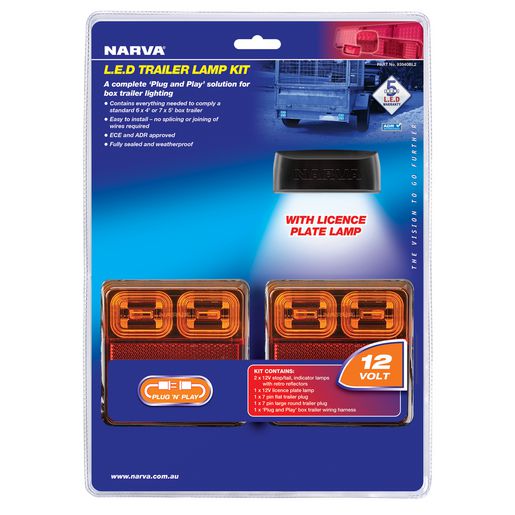 Narva 12V LED Plug & Play Trailer Lamp Kit - 93540BL2