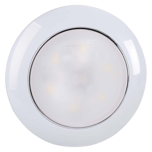 Narva Marine 12V Saturn Dual Colour 75mm LED Interior Lamp with Touch Switch (White/Red) - 87501WRBL