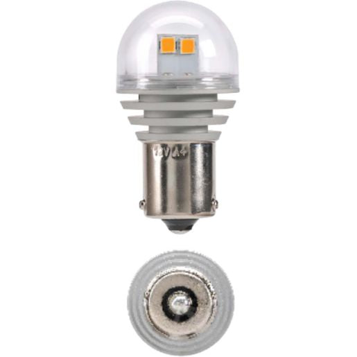 Narva LED Globe 24V 1800K Amber 310Lm Bau15S - 18332BL