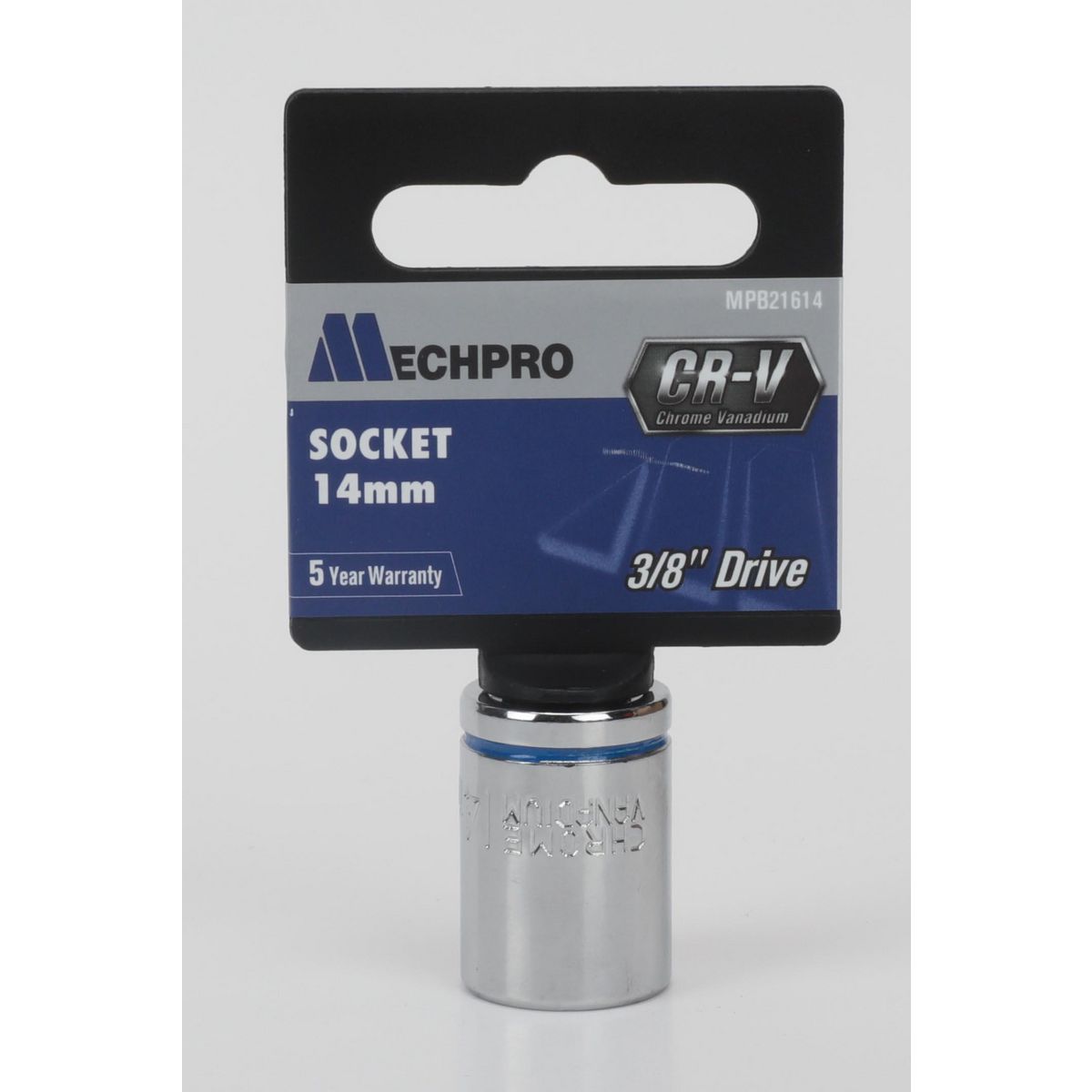 Mechpro Blue Socket 14mm 3/8In Drive Metric - MPB21614