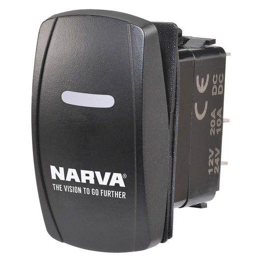 Narva Rocker Switch OFF/ON 12 or 24v Blue LED - 63254BL