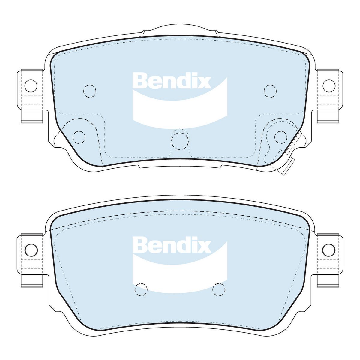 Bendix Brake Pads Set - 4WD/SUV - DB2357-4WD