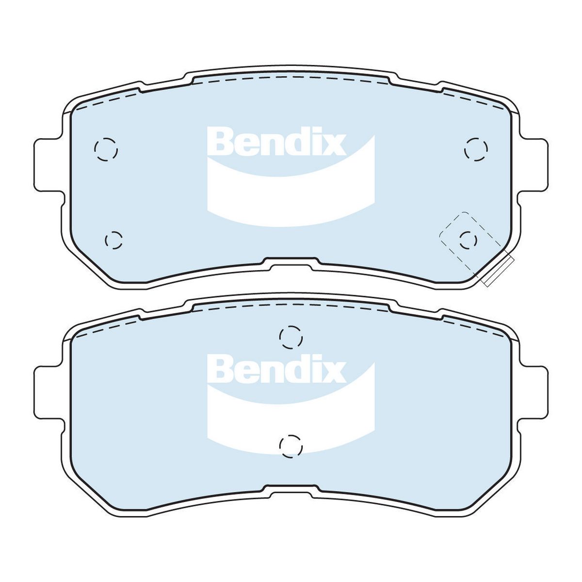 Bendix Brake Pads Set - 4WD/SUV - DB1943-4WD