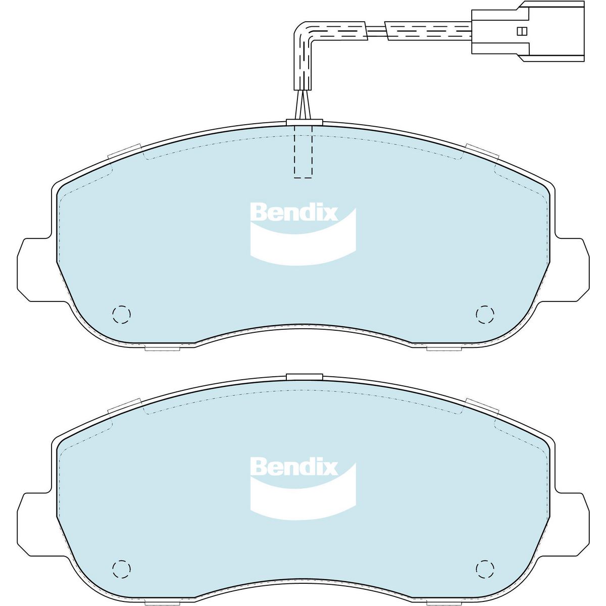 Bendix Brake Pads Set Heavy Duty - DB2476HD