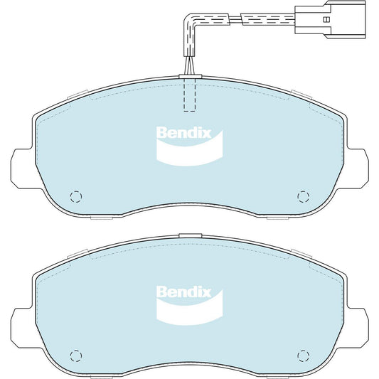 Bendix Brake Pads Set Heavy Duty - DB2476HD