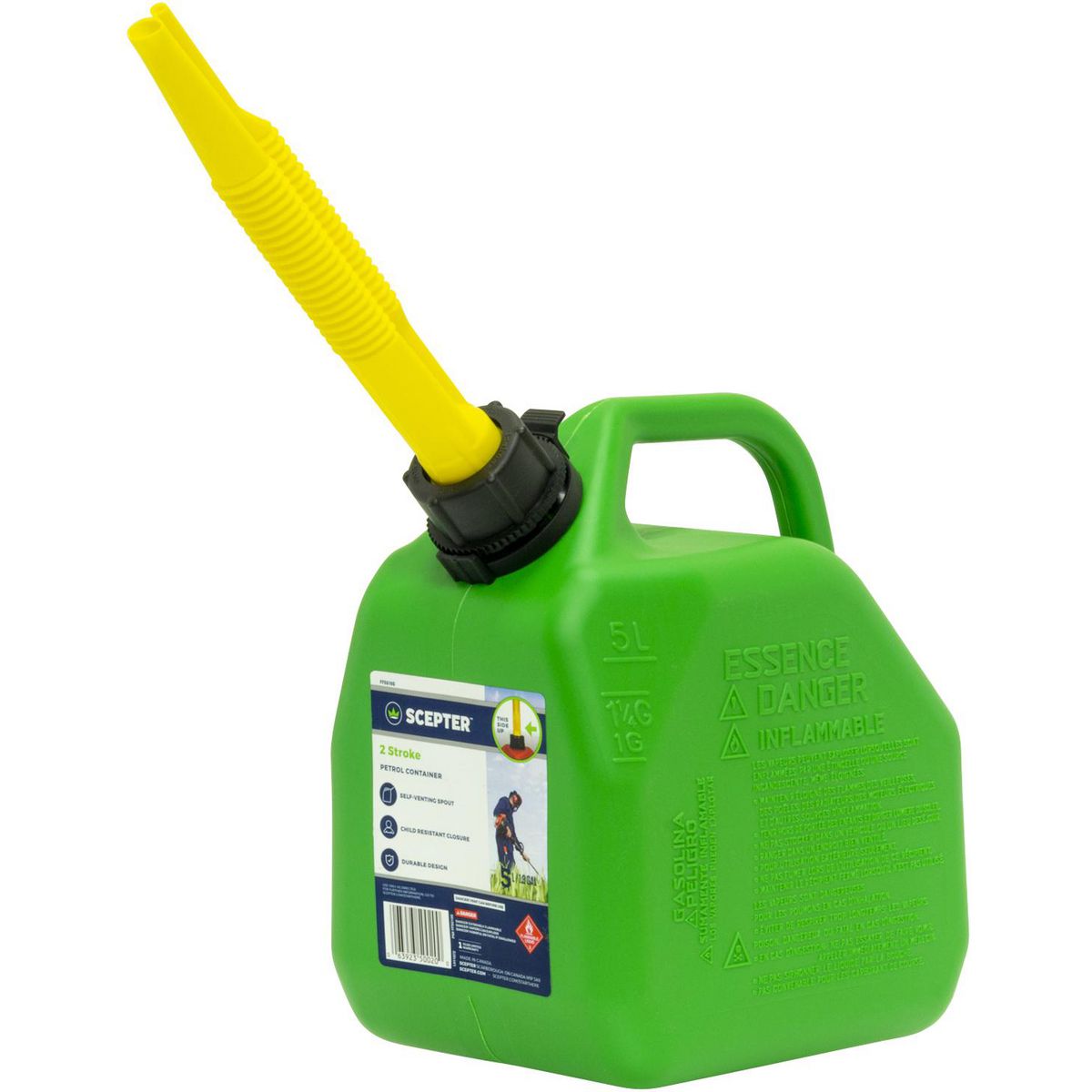 Scepter Jerry Can Green 05L 2 Stroke - FFSG10G