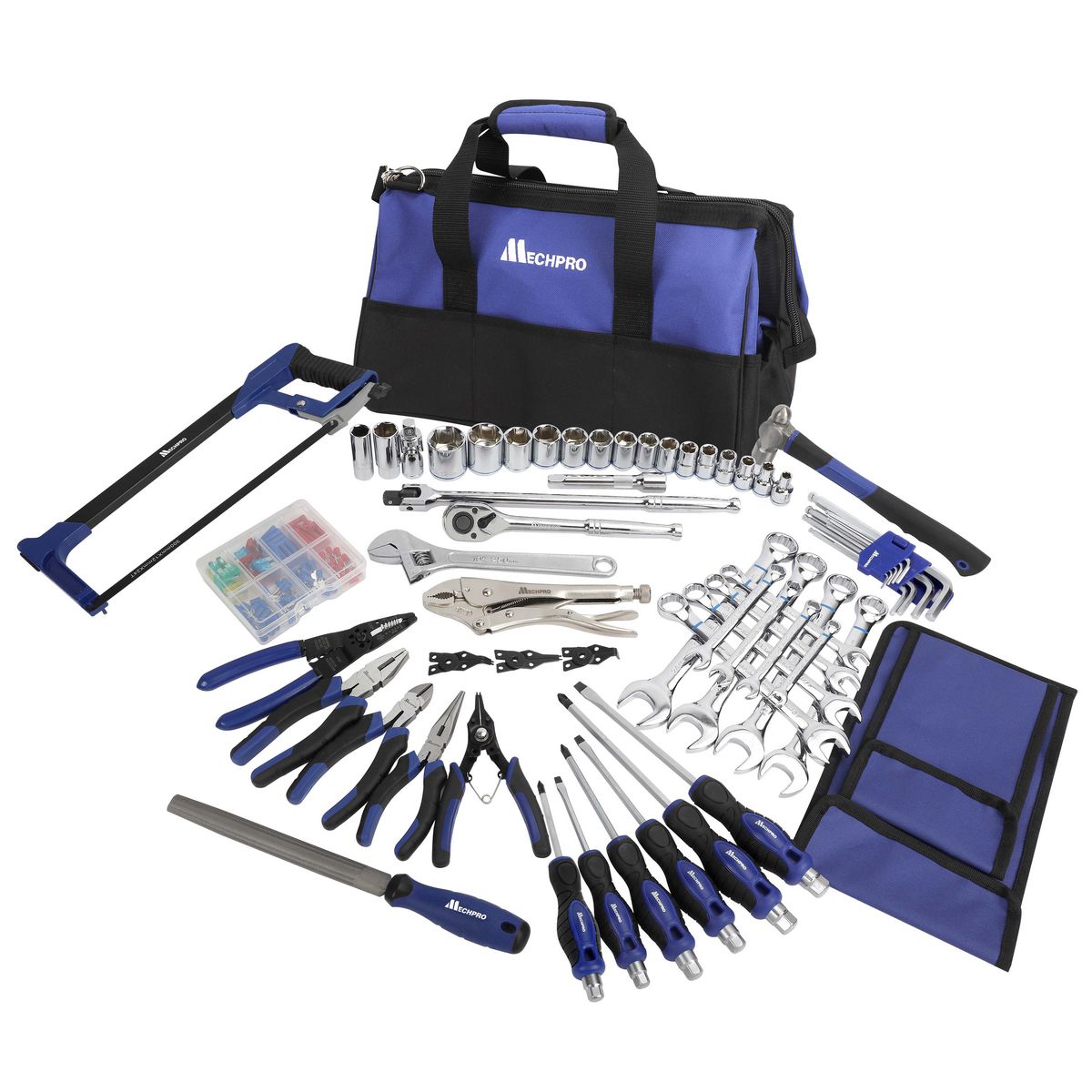 Mechpro Blue 179 Piece Adventure Tool Kit - MP223KCRV
