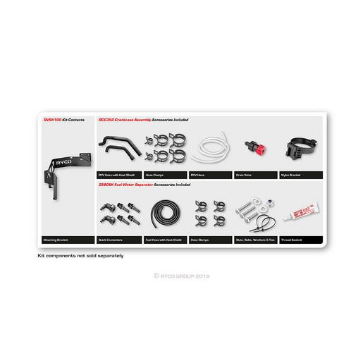 RYCO Vehicle Specific Filter Bracket kit - RVSK100