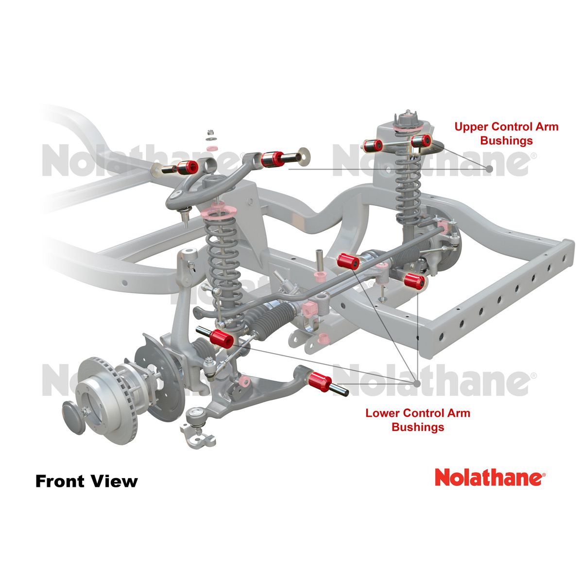 Nolathane Front Control Arm Kit - NEK50