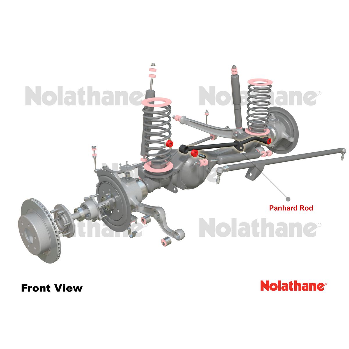 Nolathane Front Panhard Rod - 48824