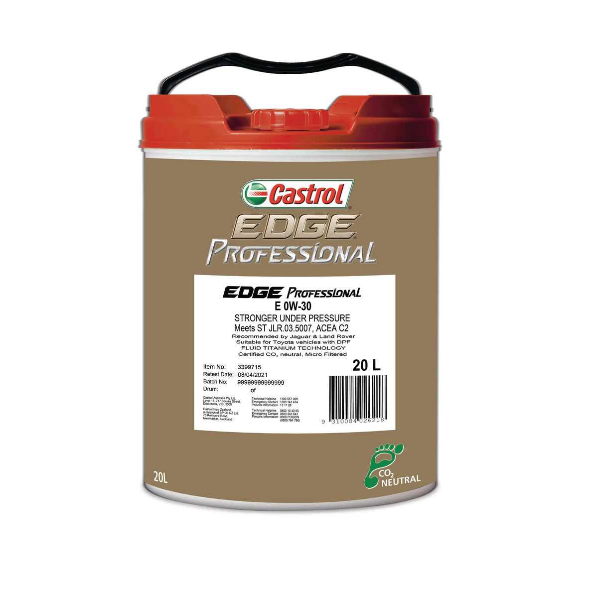 CASTROL EDGE PRO E 0W-30 20L