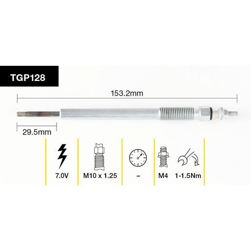 Tridon Glow Plug - TGP128