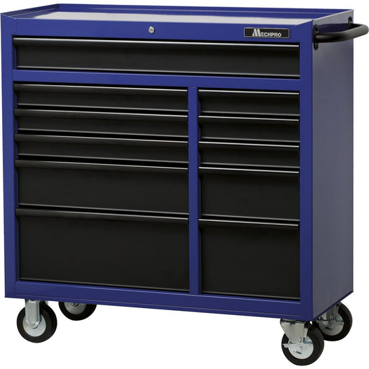 Mechpro Blue 11 Drawer Tool Trolley 41In Blue - MPBTT-41IN