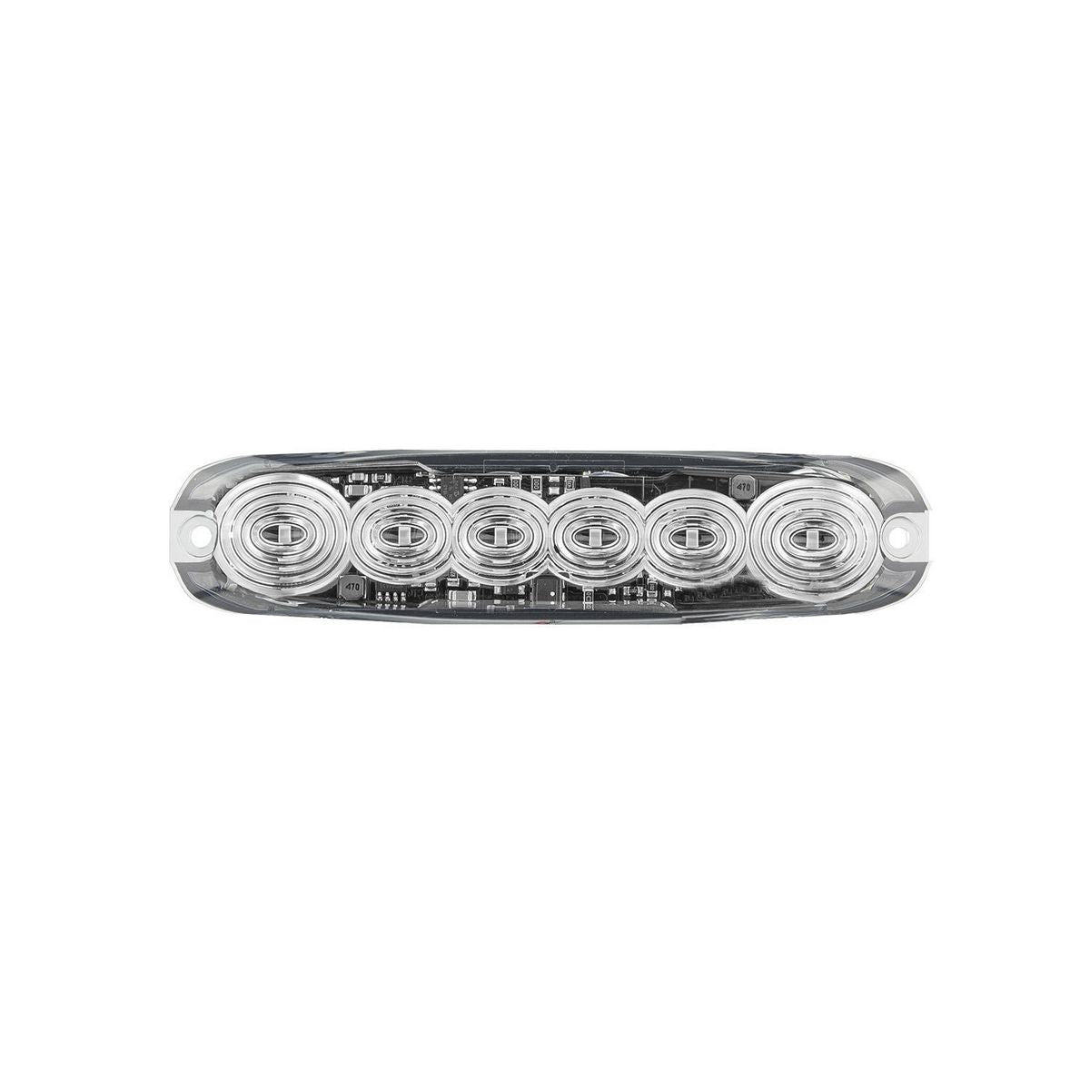 LED Autolamps  12/24V LED Reverse Lamp Screw Surface Mount Blister Pack - 12WM-2