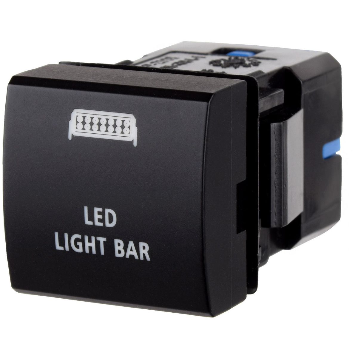Narva OE Style Push Button Switch Lightbar Symbol 12V Blue Illumination Suits Toyota - 63412BL