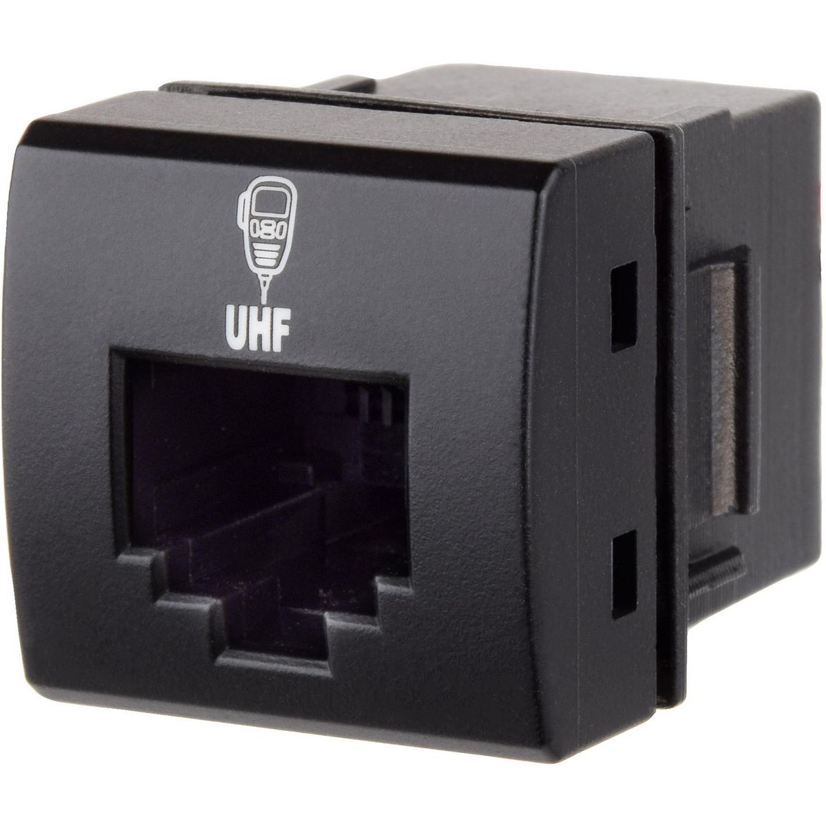 Narva OE Style Push Button Switch UHF Radio Symbol 12V Blue Illumination Suits Toyota 21 x 21mm Actuator - 63413BL