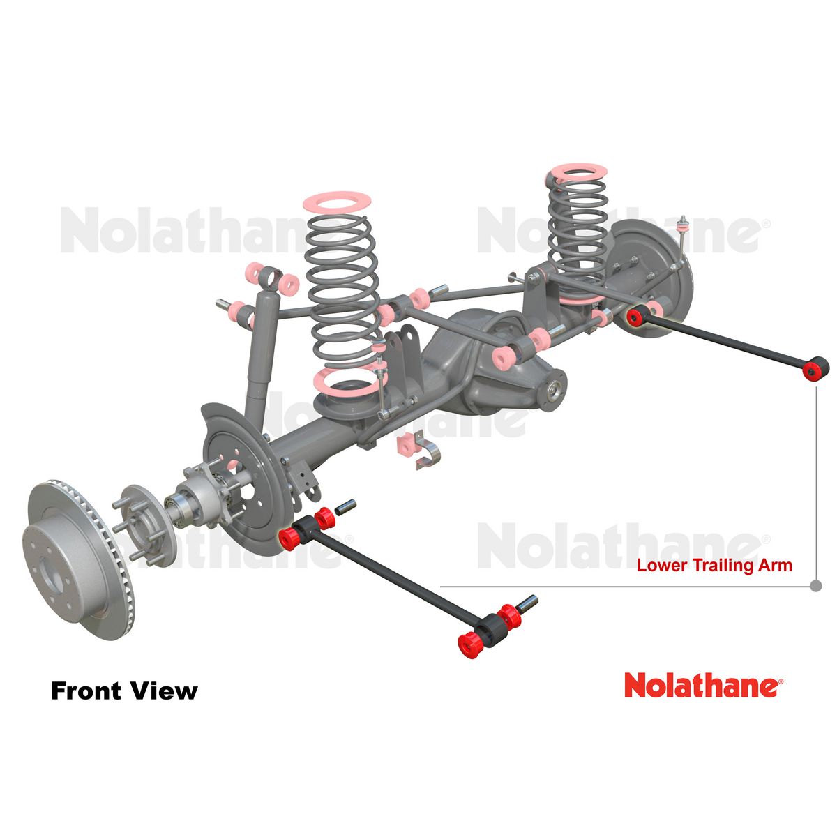 Nolathane Front Lower Trailing Arm adjustable - 46939