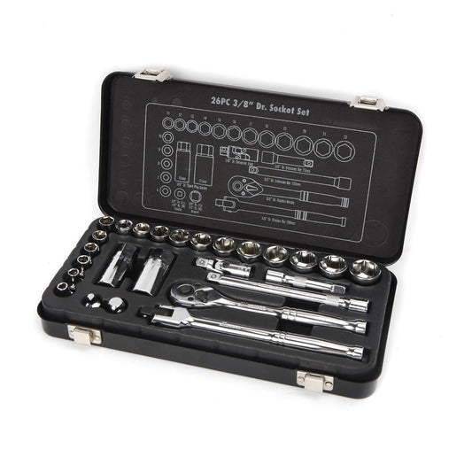 Mechpro Blue Socket Set Metric 3/8In Drive 26pc - MPBSK155K
