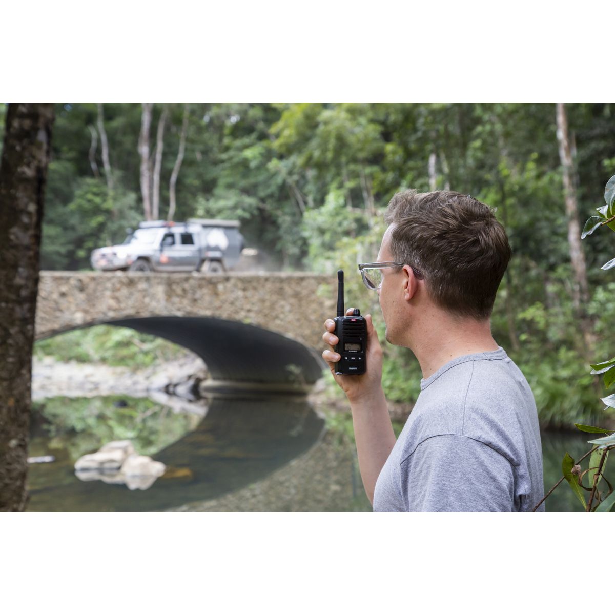 GME 5/1 Watt UHF CB Handheld Radio including Accessories Twin Pack - TX6160TP