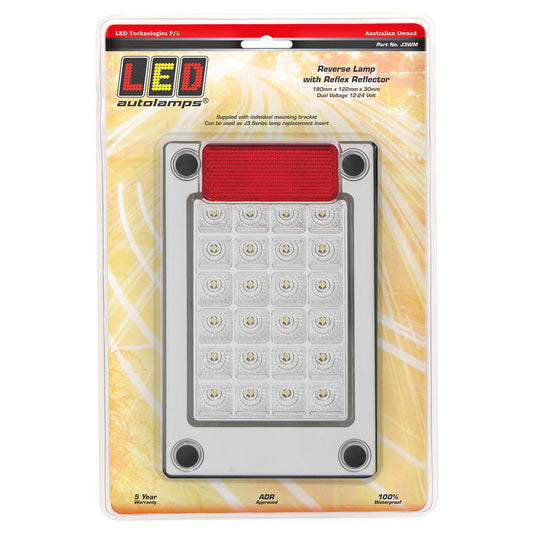 LED Autolamps White Led Rev J3 Lamp Insert - J3WM