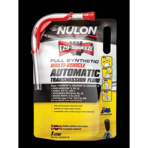 Nulon EZY-SQUEEZE Auto Trans Fluid Full Synthetic 1L - SYNATF1E