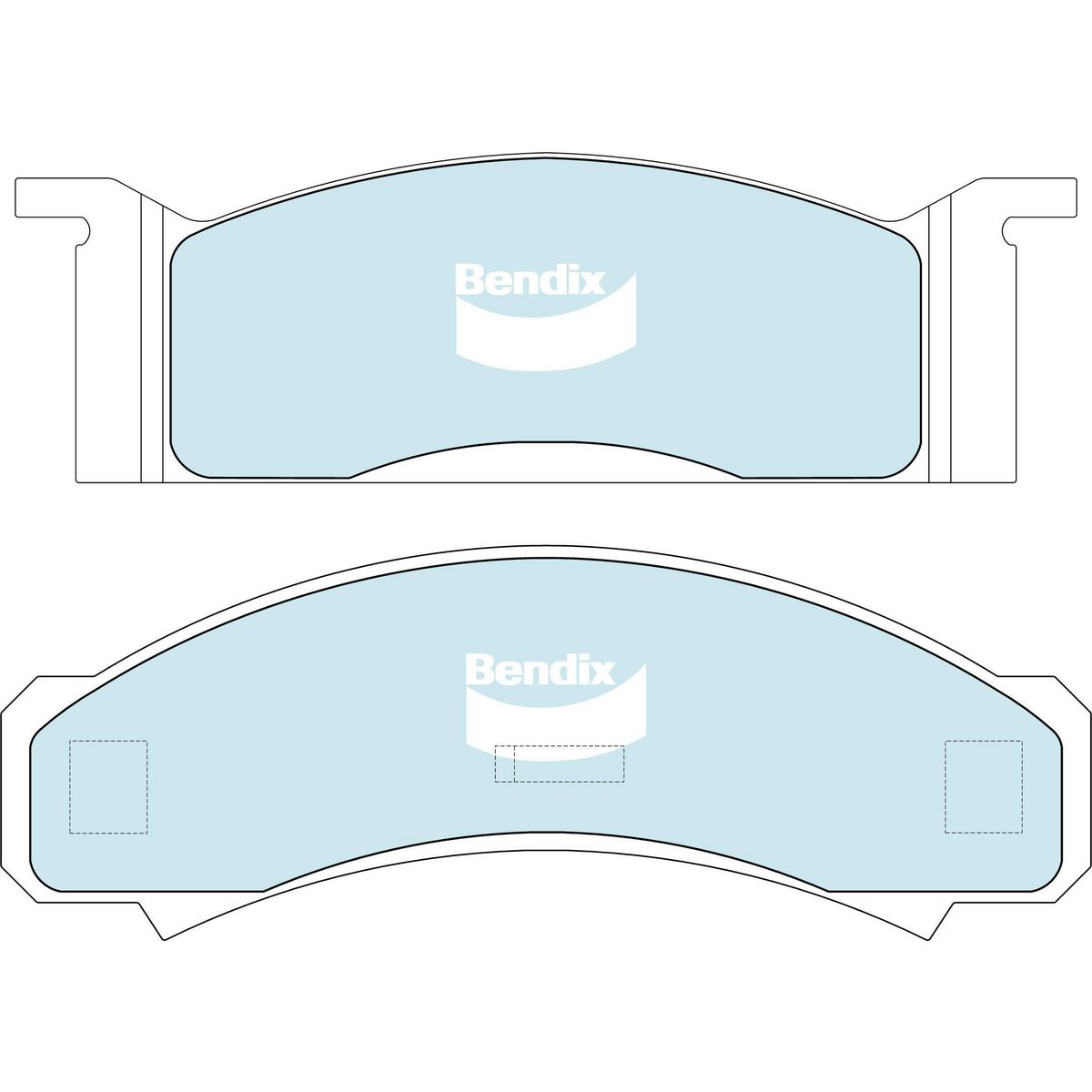 Bendix General CT Brake Pad Set - DB1230GCT