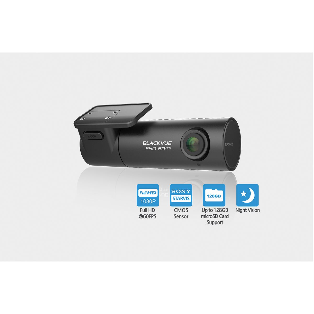 BlackVue DR590 1CH 1080p Full HD 60fps Dash Cam 2.1MP Sensor w/ 32GB SD DR590-1CH-32