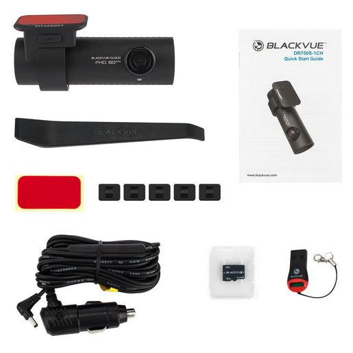 BlackVue DR750 1CH 1080p Full HD 60fps Wifi Dash Cam 2.1MP Sensor w/ 32GB SD DR750-1CH-32