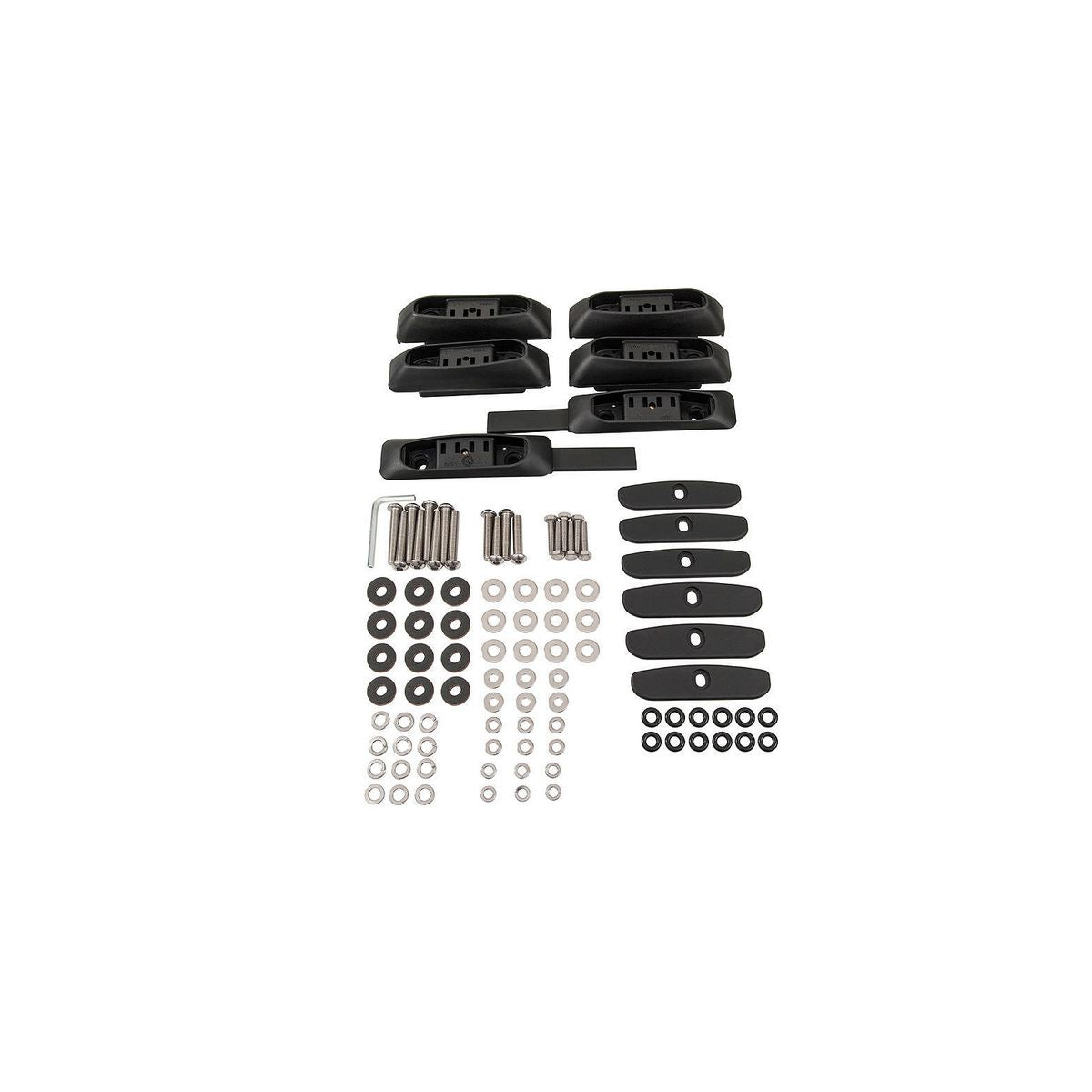 Rhino Rack Rcp Base Kit Blk Set 6 - RCP02BK