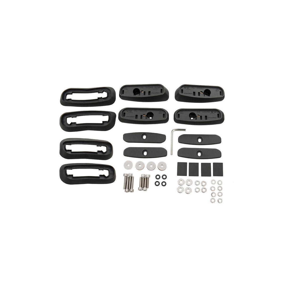 Rhino Rack Rcp Base Kit Blk Set 4 - RCP24BK