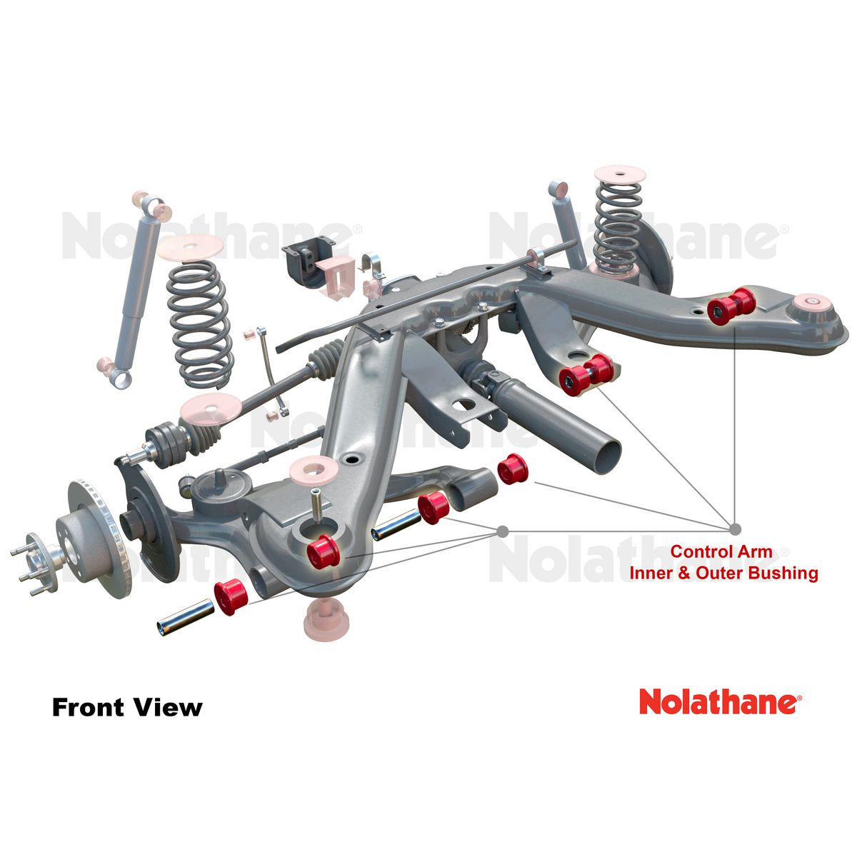 Rear Control Arm Bushing Kit - NEK7