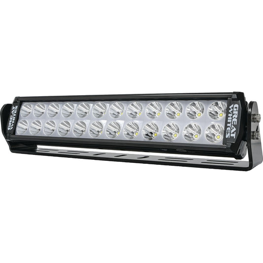 Great Whites Attack Dual Row LED Driving Light Bar Backlit (24x5W) Spot Beam 11-32V - GWD5244