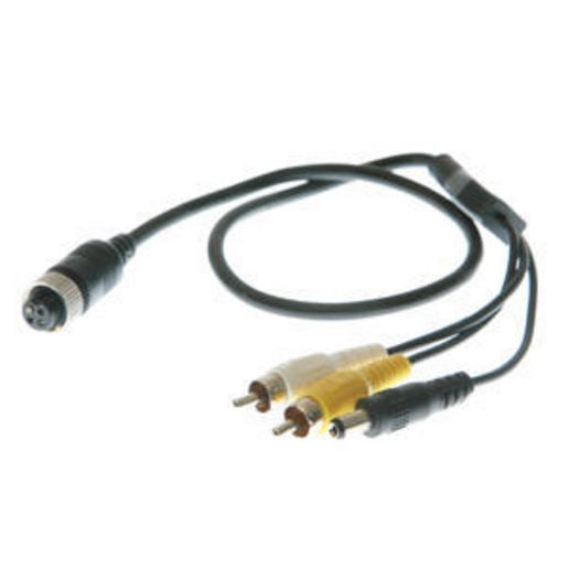 Aerpro Prolink II Socket to Dual RCA Plug Adaptor 4 Pin 52.5cm - PLC24
