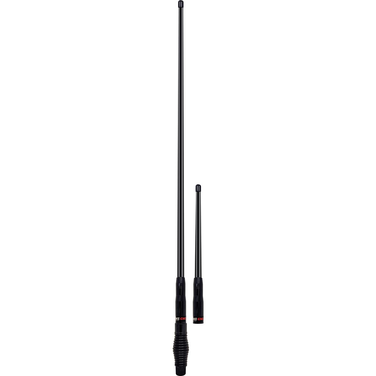 GME Heavy Duty All Terrain Antenna Twin Pack (2.1 & 6.6DBI GAIN) - Black